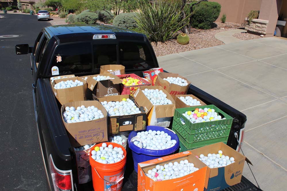 Over 170,000 golf balls found and over $24,500 raised