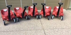 Red Wagons Being Donated